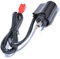 Easyboost Choke Elektrostarter Universal Stecker Rot für Dell'Orto PHVA Vergaser für Peugeot Trekker Speedfight Kymco Piaggio Zip Runner NRG Aerox Jog-R und 4 Takter GY6 50cc 125cc 139QMA-QMB