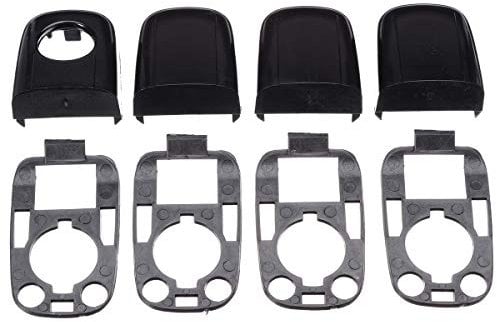 KF-MANCHE 8pcs / set ABS poignée de porte extrémité Bouchon for Peugeot 307 Citroen C2 C3 Porte Kit poignée