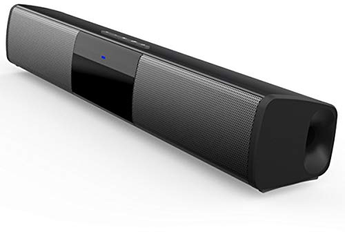 Nicoone Barre de Son Bluetooth pour téléviseurs, Haut- Parleur sans Fil Bluetooth Barre de Son TV Support U- Disk/TF Card/Aux- in avec Port U