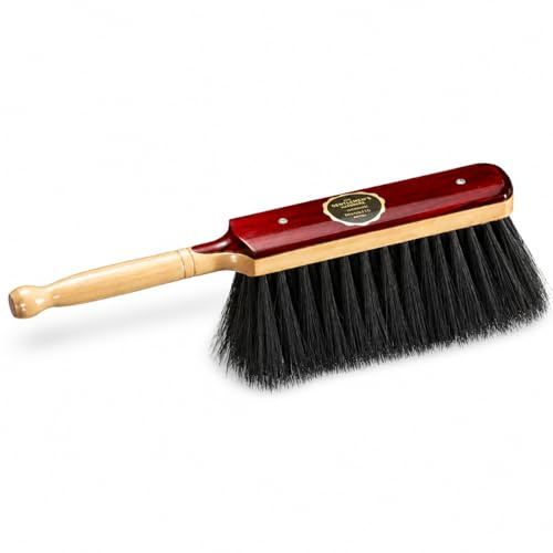 Bricklayer's Premium Horsehair Brush | Durable 7-Row Hand Brush with Sturdy Soft Horsehair Bristles | Perfect for Pointing, Cleaning and Dusting Brickwork or Light, Dry Floor Soiling