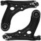 Kit bras de suspension avant compatible POLO 6N 6N1 triangle, rotule, biellette 4 pièces