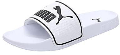 Puma Unisex Adults Leadcat 2.0 Slide Sandals, Puma White-Puma Black, 10 UK