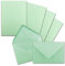 1000x Briefpapier-Sets DIN A5 mit C6 Briefumschlägen - Mintgrün -Nassklebung (Grün) - mattes Schreibpapier mit Kuverts - FarbenFroh by GUSTAV NEUSER