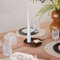 OYOY Living Inka Wood Tray Round-S Serviertablett, dunkel, einzigartig
