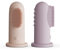 Moonkie Baby Zahnbürste Finger Zahnbürste Mundreiniger Kit für 3 Monate +, 2 Stück (Blush/Pale Mauve)