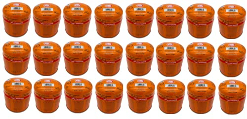 SMH LINE® 24x 190g Butan Stechkartusche Universal Gaskartuschen mit Sicherheitsventil Bunsenbrenner Gas Propan Mix Campingkocher Gaskocher Gasheizung Lötbrenner Gas-Stop-System