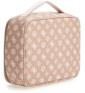 GUESS Wilder Travel Cosmetic Organizer Case Nude/Blush Multi
