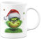 Tassenbrennerei Grinch Tasse - Kaffeetasse mit Spruch, Weihnachtstasse lustig - Weihnachts-Deko Anti-Weihnachten (Weiß)