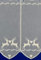 Hans-Textil-Shop Stoff Meterware Doppel Hirsch Herz Creme Stick Scheibengardine - 1 Meter, Landhaus, Tiere, Fenster, Vorhang, Lichtdurchlässig, Deko