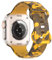 TiMOVO Correa Compatible con Apple Watch 42/44/45/46/49mm, Pulsera con Estampado de Camuflaje Correa Deportiva de Silicona para iWatch Ultra 2 Series 10 9 8 7 6 5 4 3 2 1 SE, Camuflaje Amarillo