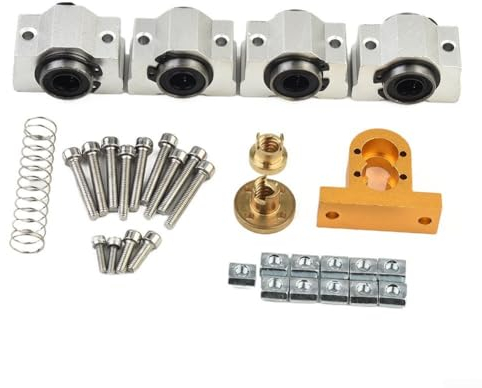 Getdoublerich X-Achsen-Set, CNC 3018 Pro X-Achsen-Upgrade-Kit für CNC-Fräsen