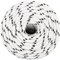 Générique Corde de Bateau tressé Blanc 14 mmx25 m Polyester,Quincaillerie,Accessoires de quincaillerie,Chaînes, câbles & Cordes,Cordes & câbles de Construction,7.32 LB,152779