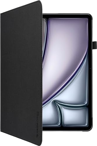 Gecko Covers Easy-Click Eco Tablethülle, Geeignet für iPad Air 13 2025 (2nd Gen) / Air 13 2024 (1st Gen), 100% GRS-Material, Automatischer Schlaf/Wach-Effekt, Schwarz