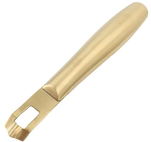 Zester Reibe, Edelstahl-Zitronenschäler, Orangen-Zitrusschäler, Obstschäler, Obstschäler (Gold)