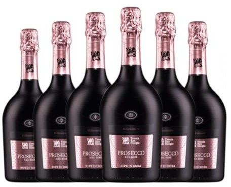 Tenuta San Giorgio Millesimato Rose Trocken Prosecco 75 cl Rosé Sekt (Karton mit 6 Flaschen von 75 cl)