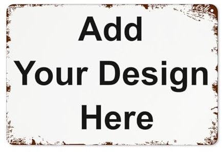 Individuelles Retro-Schild aus Blech mit Malerei, Vintage-Schilder für lustige Vintage-Dekoration zu Hause, in der Bar, im Esszimmer, in der Garage, in der Küche, horizontale Version