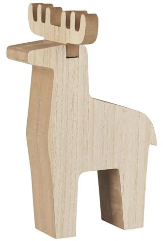 IB Laursen, Rentier, Rudolf, Stehend, Holz, Weihnachts, deko, Elch, Winterlich, Weihnachten, Figur, Festliche, Xmas, Dekoration, Skandinavisch, Stil, Natur, Kinder,