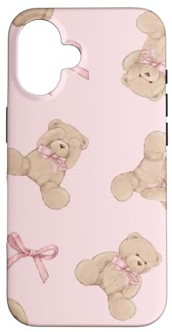 Hülle für iPhone 16 Teddy-Krawatten