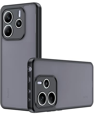 Lemxiee Case für Xiaomi Redmi Note 14 4G Handyhülle,Anti-Fingerabdruck/Absturzsicherung/rutschfest Flexibles Silikon + Mattiertes Acryl-Schutzhülle Cover für Xiaomi Redmi Note 14 4G hülle