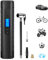 NWOUIIAY Compresor Aire Portatil Coche Recargable 150PSI Inflador Ruedas Coche 6000mAh con Iluminación LED 3 Adaptadors y 4 Modos para Coches, Bicicletas, Scooter y Balones, Etc.