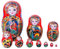 Whnbuij Russische Puppen - 10-lagige russische Nistpuppen-Figuren, Russische Nistpuppen | 21 x 11 cm Handgefertigte Nistfiguren Holzspielzeug, Dekorationen für Kinder, Weihnachtszimmerdekoration