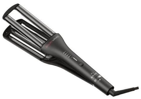 GA.MA Italy Professional, Salon-Lockenstab Curl Waves, Leistung 110 W, Seiden-Chrom-Titan-Beschichtung, Temperatur 160°-220°C, LED-Anzeige, Abschaltautomatik