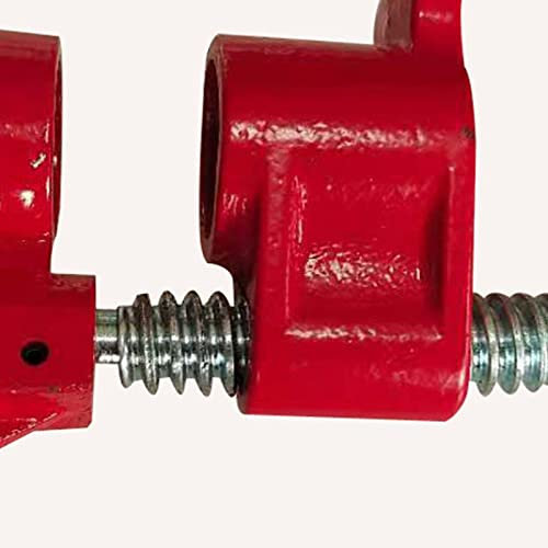 Morsetto per tubi pesanti da 3/4 di pollice in ferro malleabile Clip per tubo dell'acqua per la lavorazione del legno Slot per pannello Falegname Strumento manuale