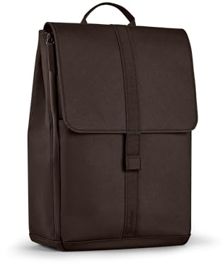 Bugaboo Wickelrucksack, Wasserabweisende Tasche aus nachhaltigem Material, Einfach zu reinigen, mit Wickelunterlage und isolierter Halterung für Flaschen, Cocoa Brown