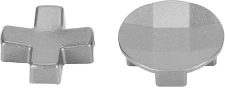 BONKZEBU Robustes D-Pad-Kit aus Edelstahl für One, Hochpräzise Richtungstasten für Genaue und Schnelle Steuerung, Geeignet für Gamer (Silber)