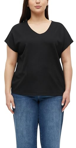 s.Oliver Strukturiertes V-Neck-T-Shirt im Relaxed Fit