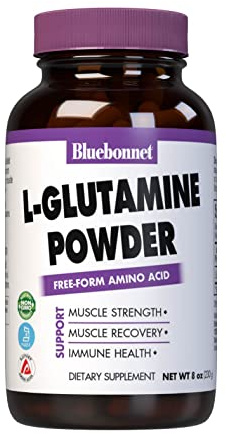 Bluebonnet Nutrition L-glutamine Powder, 8 Ounce