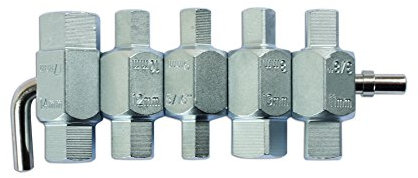 Laser 1580 Drain Plug Key Set 5pc