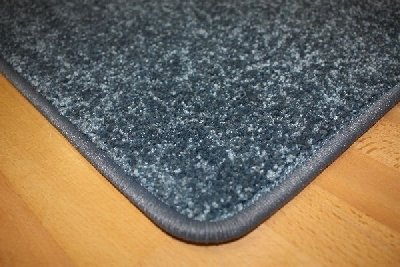 Velour Teppichboden Chic blau (74), Auslegeware 100 x 400cm