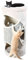 Trixie 43376 Cat Tower Gracia, 85 cm, lichtgrau/grau-meliert, 1 Stück (1er Pack)