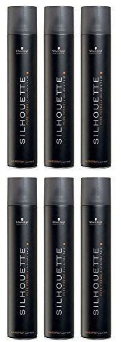 6 x Schwarzkopf Silhouette Super Hold Haarspray 750 ml.