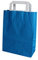 PGV Papiertragetaschen mit Flachhenkel 18 + 8 x 22 cm (10 Stück, BLAU)