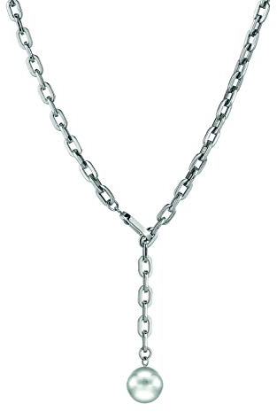 LIEBESKIND BERLIN Damen-Perlenketten Edelstahl LJ-0265-N-90