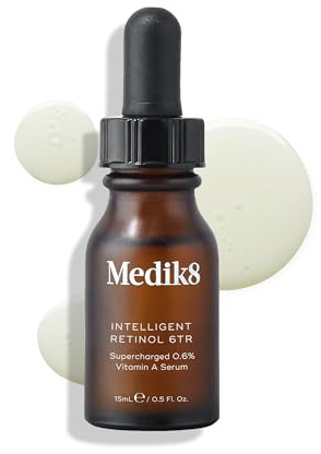 Medik8 Intelligent Retinol 6TR, Supercharged Vitamin A Serum - 15ml | Discover Visibly Youthful, Smooth & Bright Skin, Works to Give a Firmer-Looking Complexion, Enhanced With Climbazole