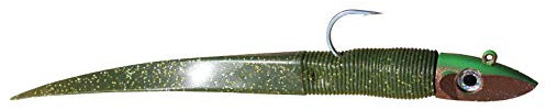 Dieter Eisele Meer Gummiköder - Draufgänger Twitcher 28cm 190g Olive/Motor UV