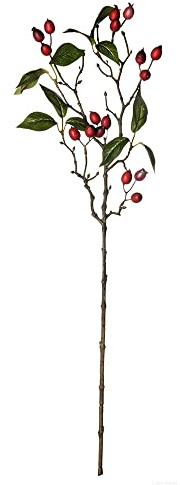 ASA Selection Hagebuttenzweig Rot Deko L 66 cm