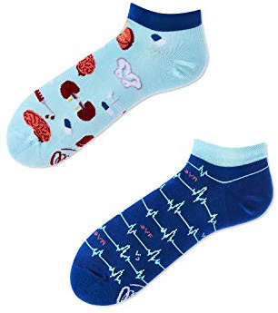 Many Mornings Unisex Dr Low Mismatched Socken