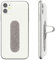 Momostick Flatstick - Smartphone Fingerhalter - Selfie Handyhalter - Handy Fingerhalterung Handy Halter Ständer Griff - Handy Halterung Handy Ring - Finger Handy Griff (Glitzer Silber)