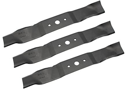 SECURA Jeu de lames (mulching) compatible avec Stiga Tornado 7118 HWS Tracteur de pelouse