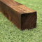 Square wooden post 1.8M X 100MM (6ft X 4) Pack of 2 fence posts stained treated garden timber wood (25KG)