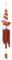 TOYANDONA Carillon de Vent en Bambou Rustique Fengshui Vent Cloche Bonne Chance Bénisse Vent Cloche Memorial Vent Carillon avec Incroyable Ton Profond pour Patio Jardin La Maison Patio