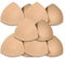 SKENGWEL 5 pairs Bra Pads Inserts Sport Bra Cups Inserts Removable Breast Enhancers Inserts for Women Bikini Swimsuit (EU 5 Pairs Bige)