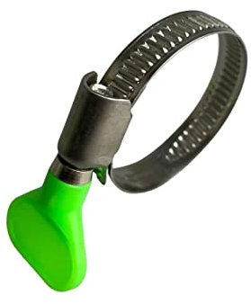 Stainless Steel Thumb Screw/Wing Hose Pipe Clip Jubilee Clamp 25-40mm (9MM BW) x10