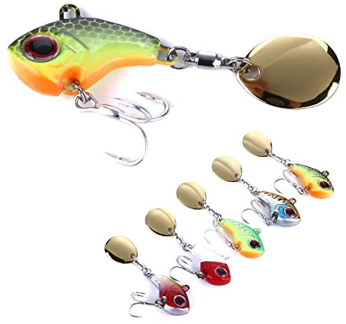 trifyd ® Fishing - Cuilleres tournantes spintail pour truites et Petits carnassiers 9 g - 5 pièces