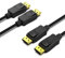 BENFEI [VESA zertifiziert] DisplayPort DP 1.2 Kabel 3M 4K, 2 Stück DisplayPort auf DisplayPort Kabel 4K@60Hz 2K@165Hz/144Hz/120Hz, geeignet für PC Monitor Gaming-Grafikkarte