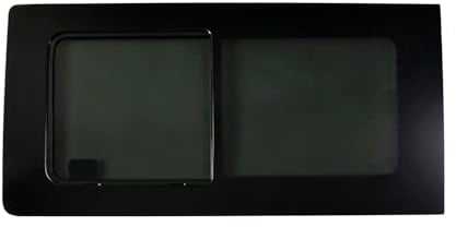 Auto Seitenfenster Schiebefenster kompatibel mit VW T6 T6.1 2015-2024 Links Schwarz L1 L2
